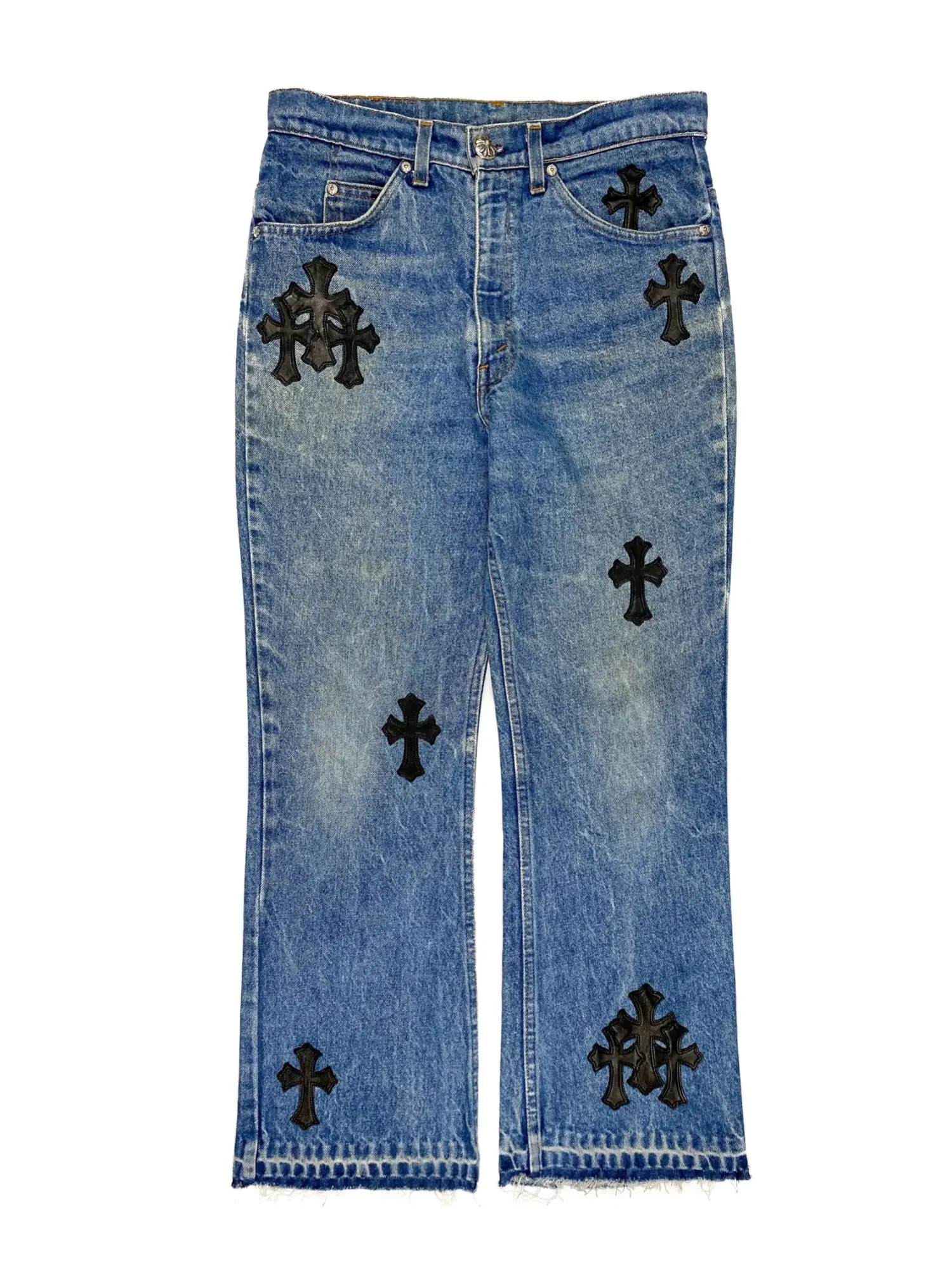 Black Cross Patch Denim
