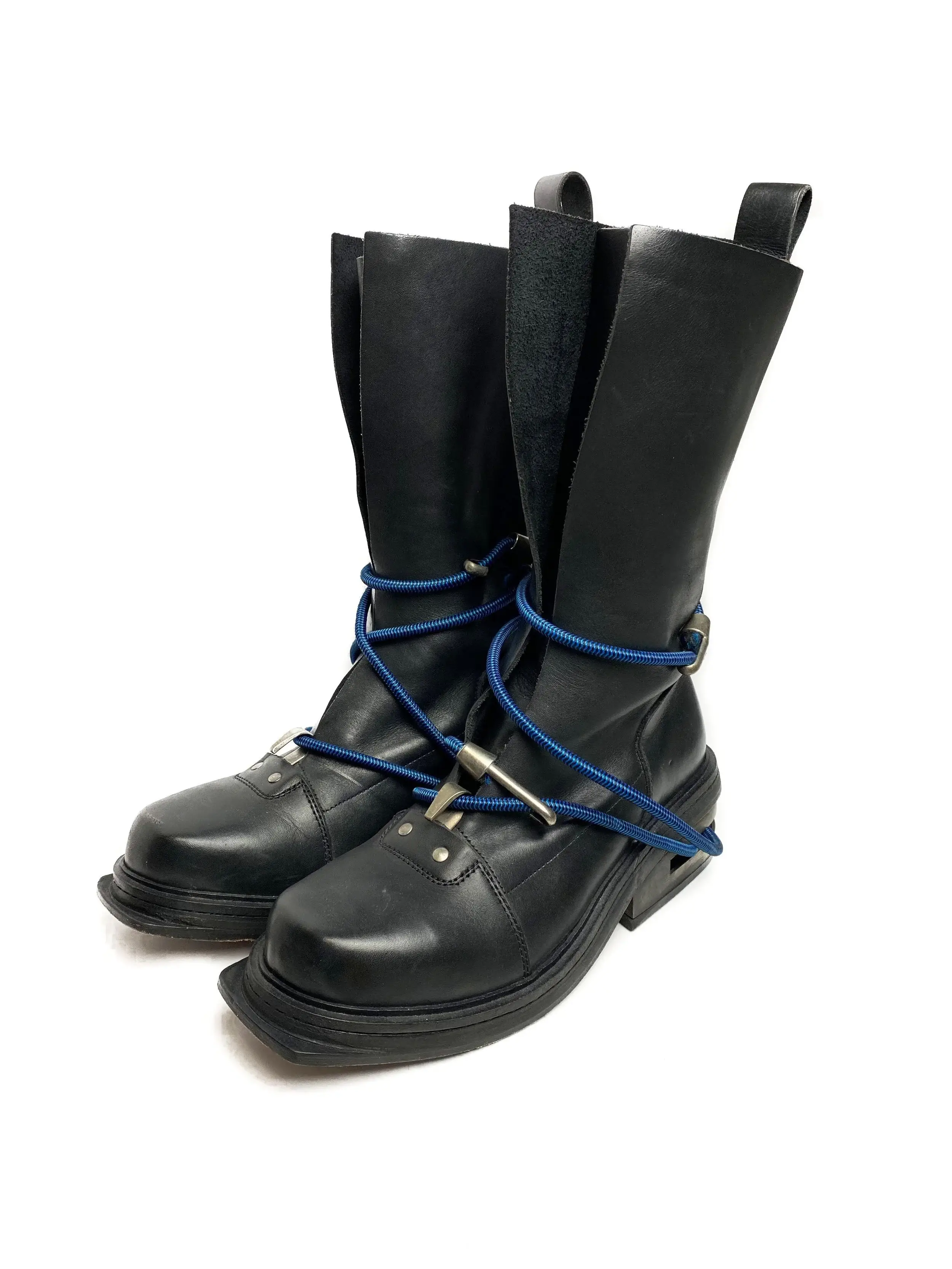 Bungee Cord High Boots