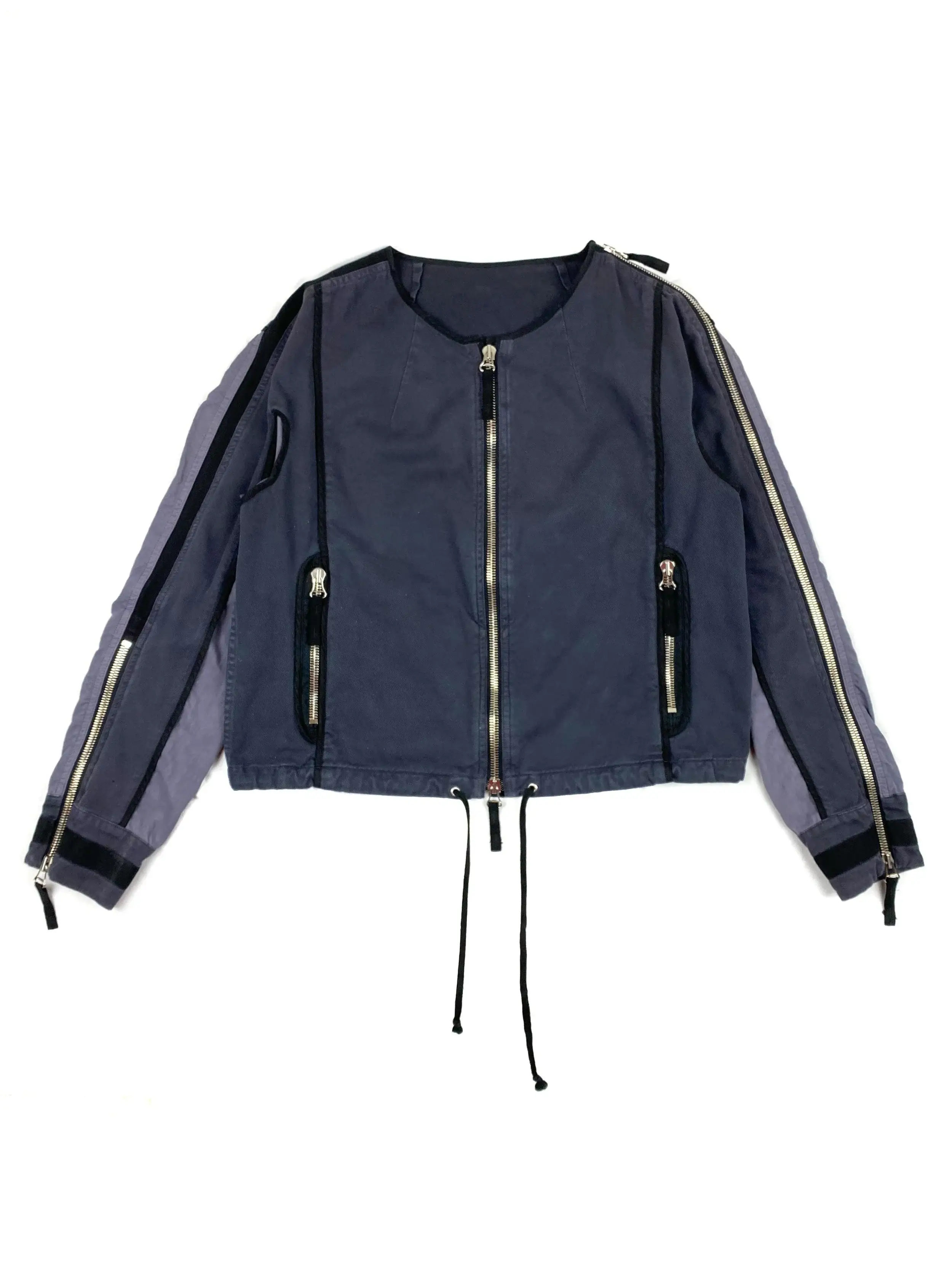 Backzip Cropped Lightweight Bomber