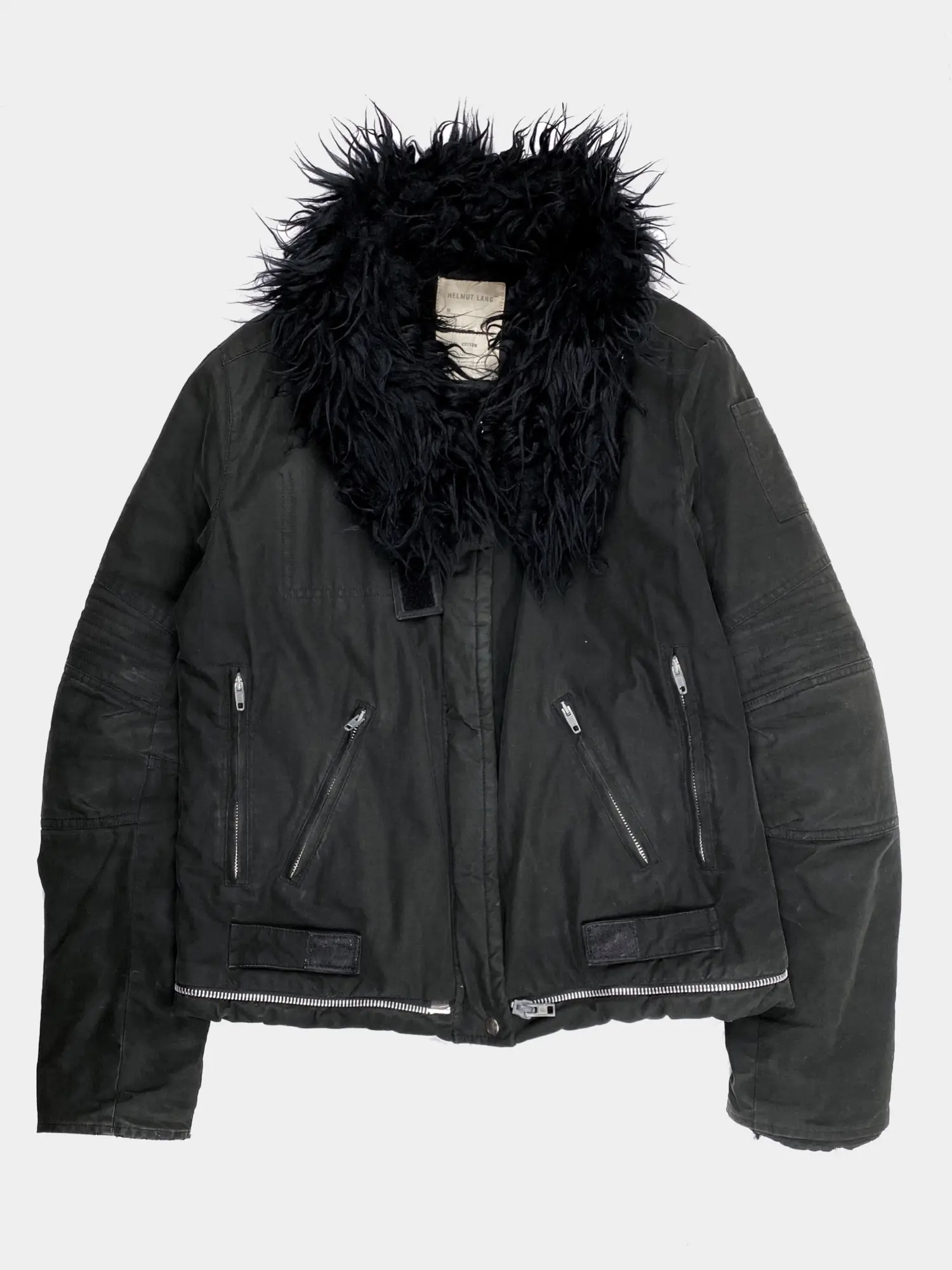 Helmut Lang AW99 “Séance de Travail” Cotton Astro Biker Jacket