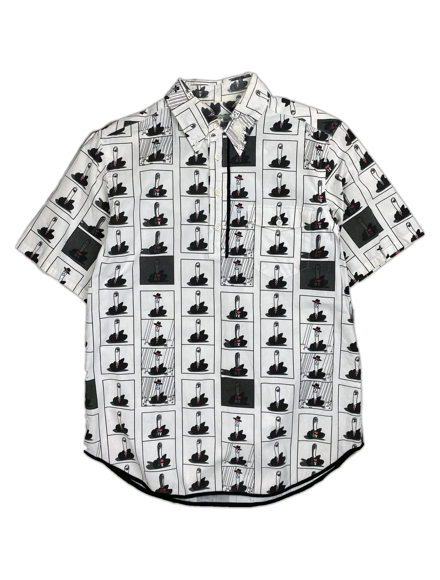 Film Strip Graphic Short Sleeve Shirt