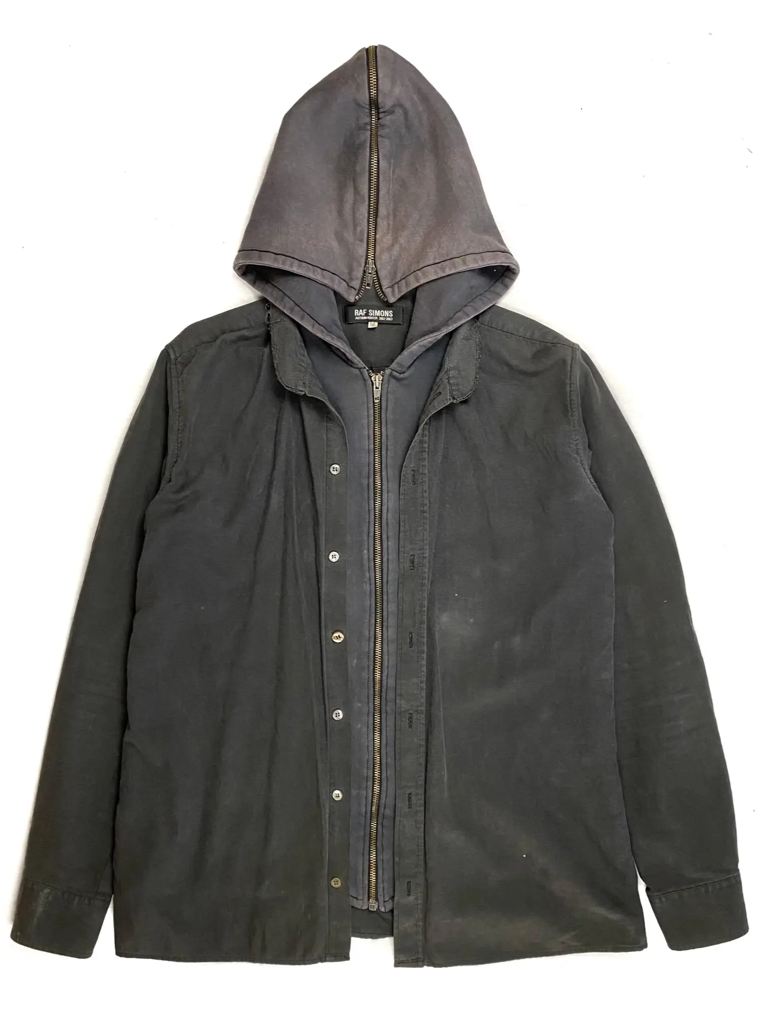 AW02 'Virginia Creeper' Layered Button Up & Zip Up