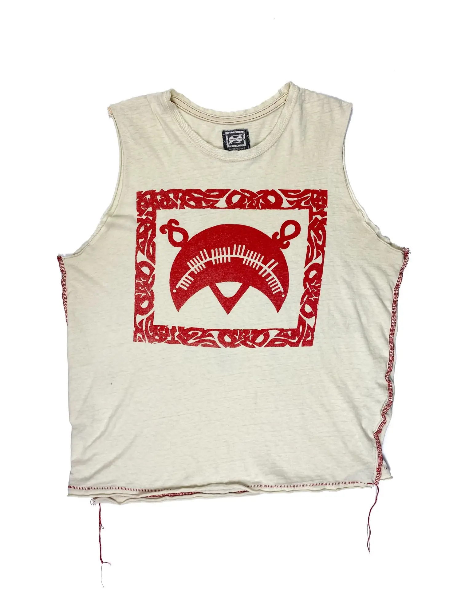 Tribal Graphic Cutoff Tank